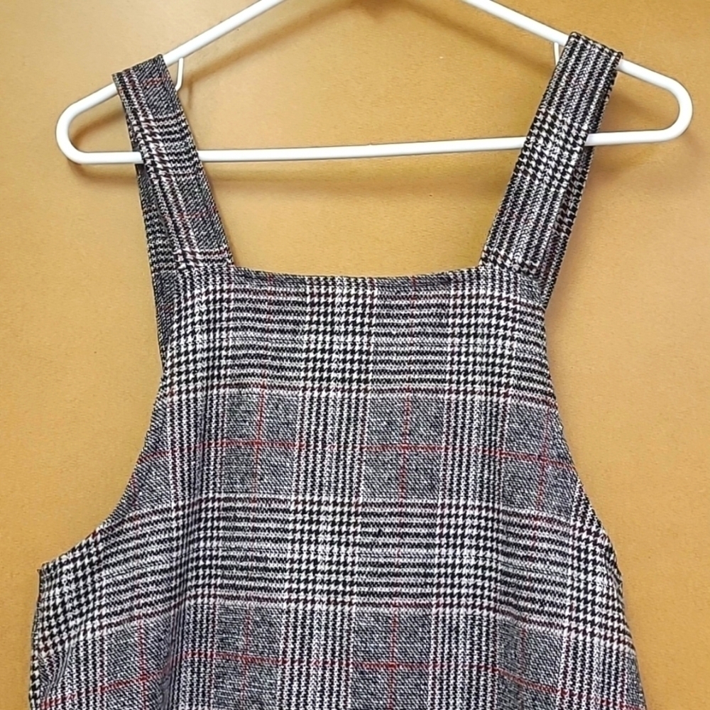 Mill Studio Black and White Plaid Tweed Style Jumper - Picture 3 of 8